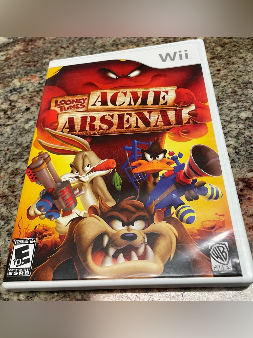 Nintendo Looney Tunes: Acme Arsenal - Yellow & Red Wii Game